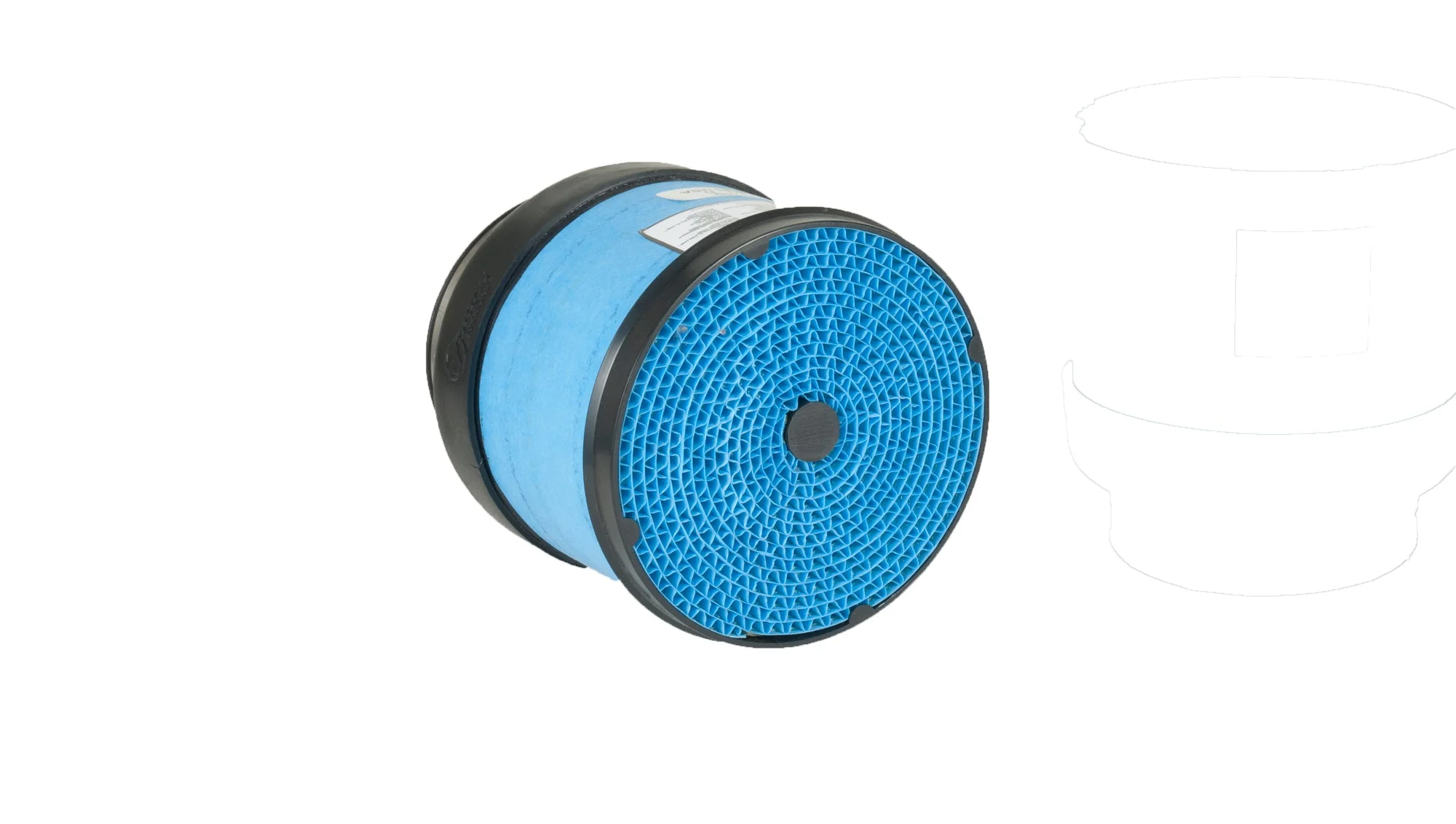 PowerCore Engine Air Filter <br> 7.0in x 6.0in w/ 4.0in Flange ID - Image 3