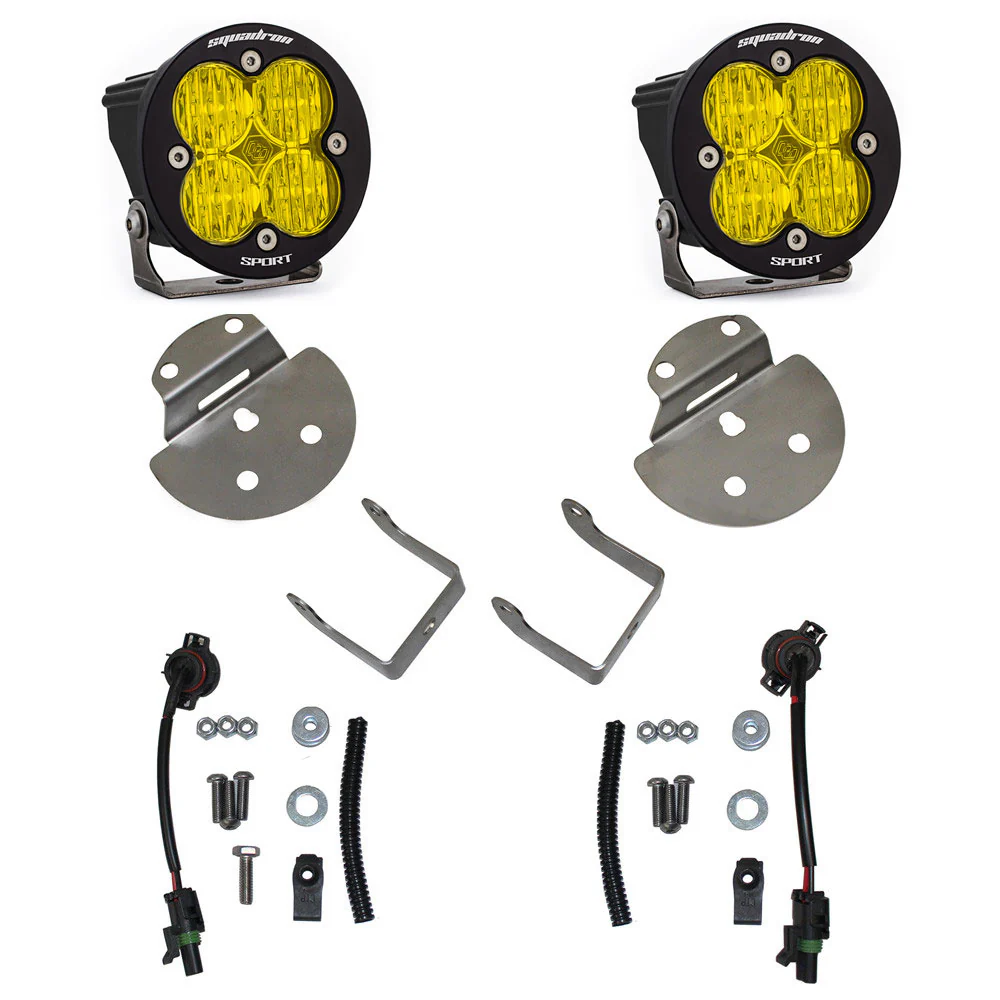 Squadron-R Sport Fog Pocket Light Kit <br> 15-19 Chevy Silverado GMC Sierra 2500 3500 HD