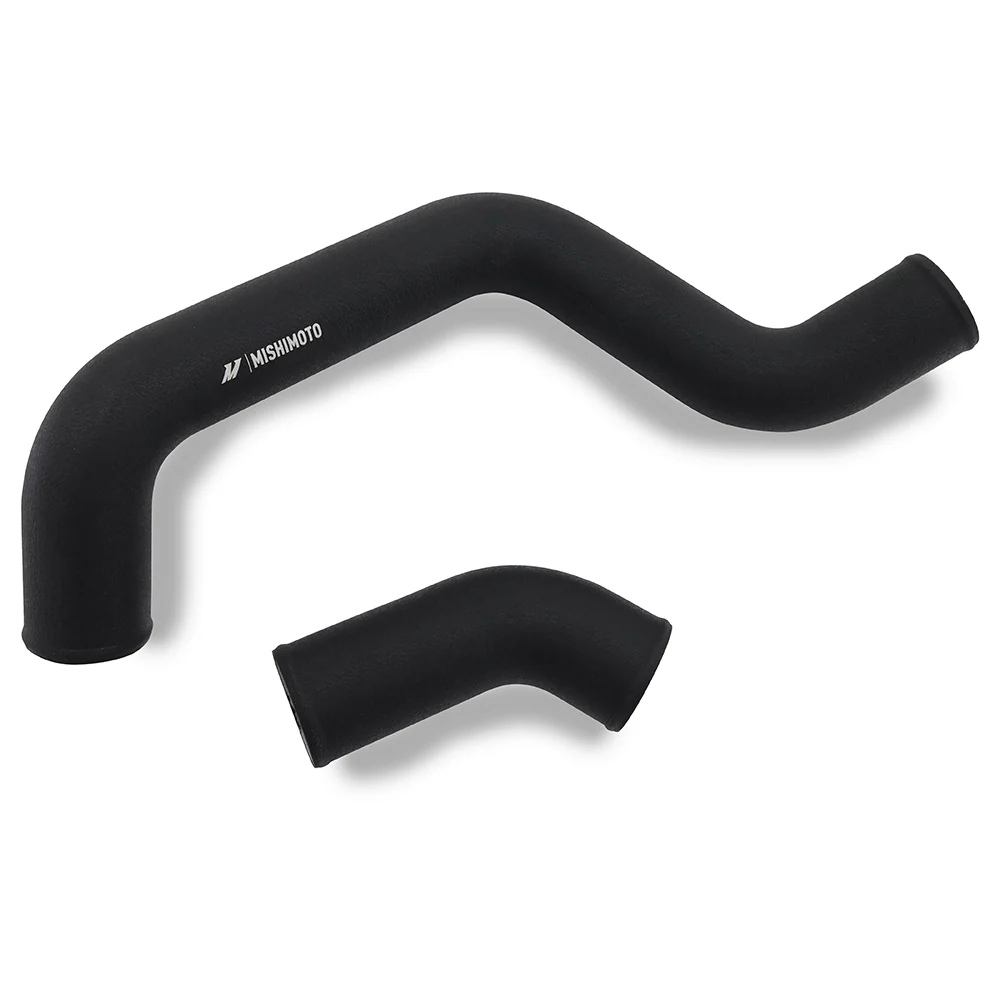 Hot-Side Pipe and Boot Kit Wrinkle Black <br> 17-19 Chevy Silverado GMC Sierra 2500 3500 HD - Image 3