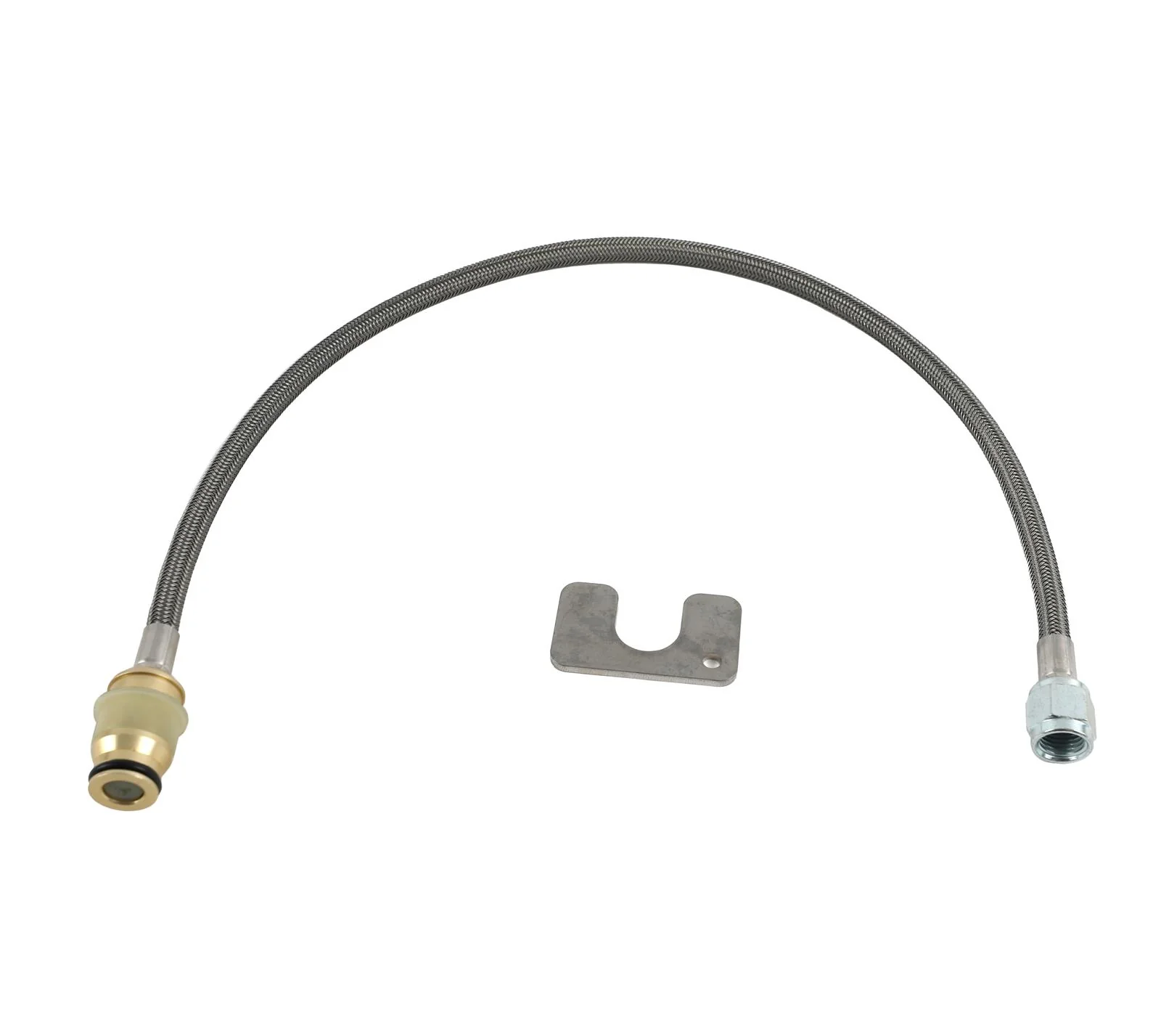 48in Steel Braided Line <br> Quick Disconnect Male End To AN-4