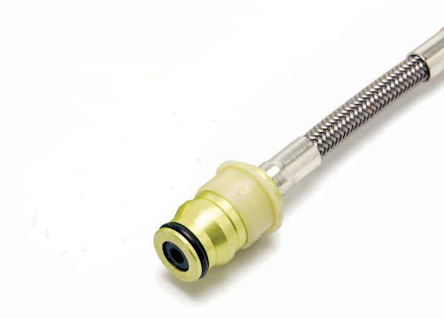 48in Steel Braided Line <br> Quick Disconnect Male End To AN-4 - Image 2