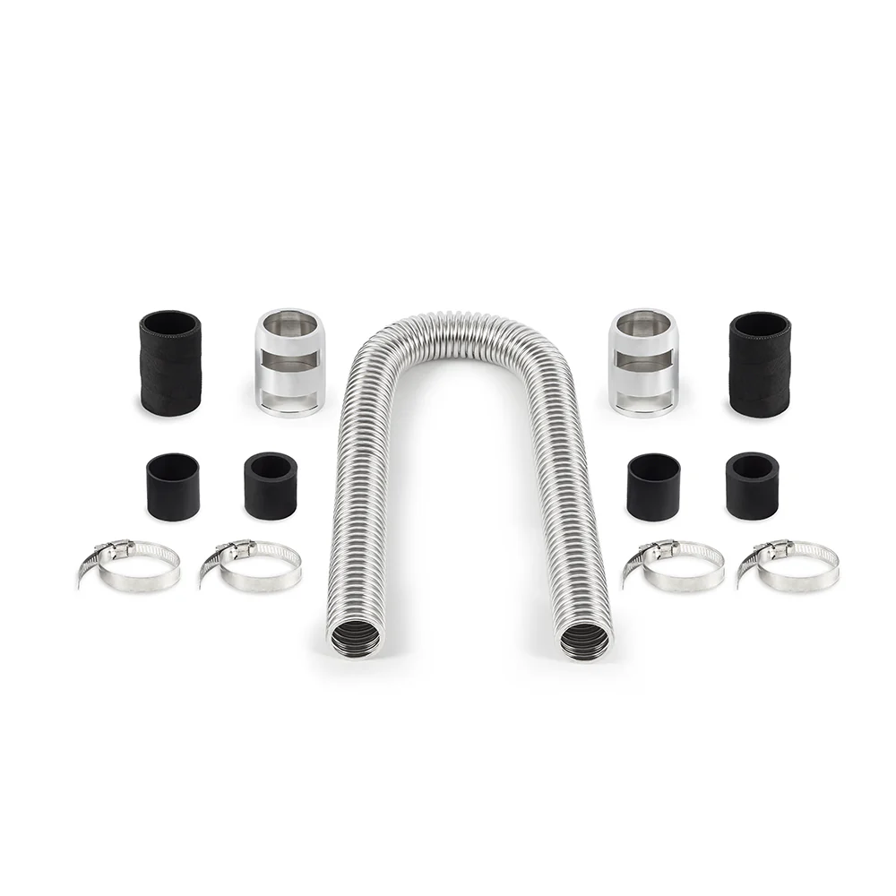 Flexible Stainless Steel Radiator Hose Kit <br> Universal Fit