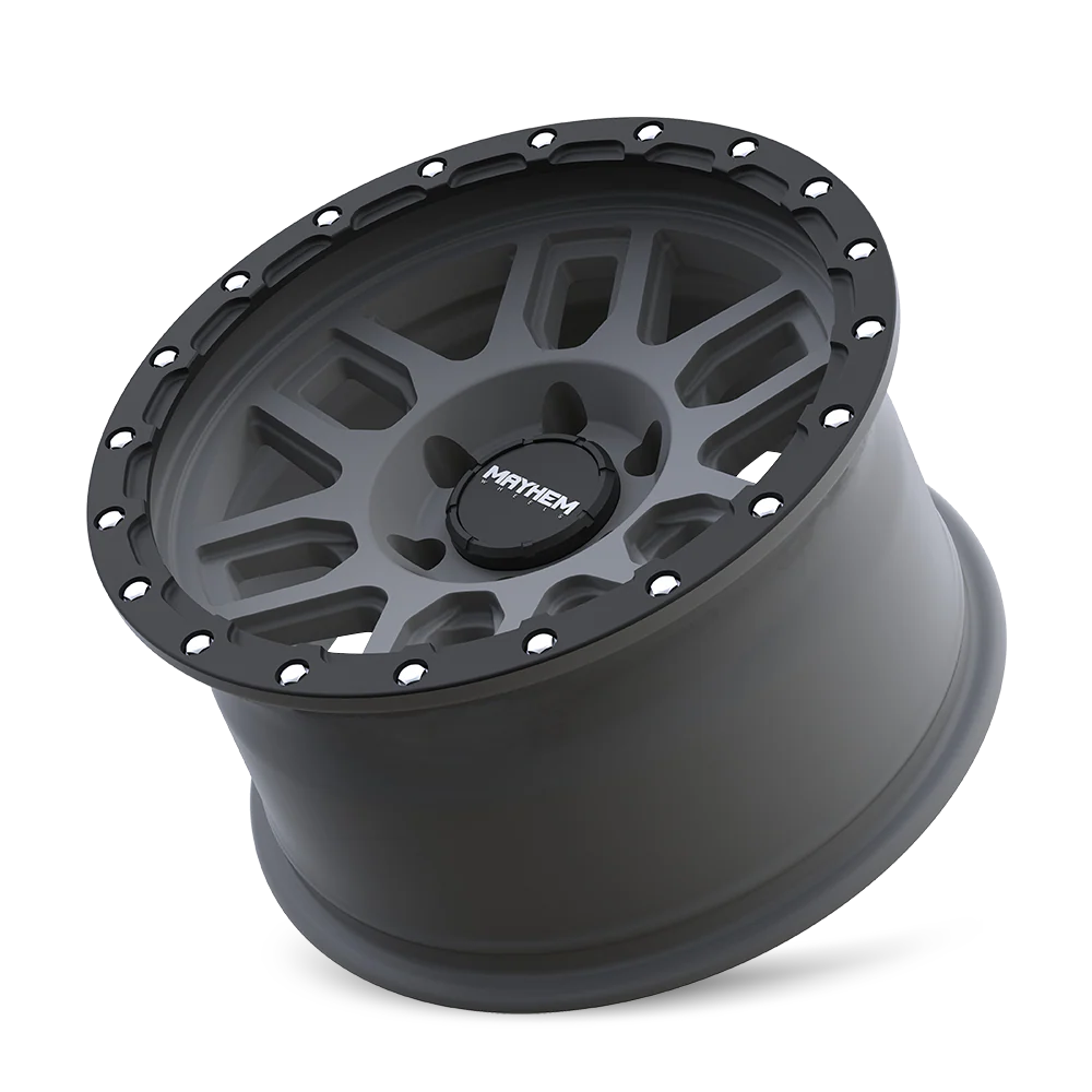 Delta 8304 Matte Gunmetal w/Matte Black Lip Wheel <br> 20x9 / 5x127 BP / -12mm Offset / 78.1mm Hub - Image 3