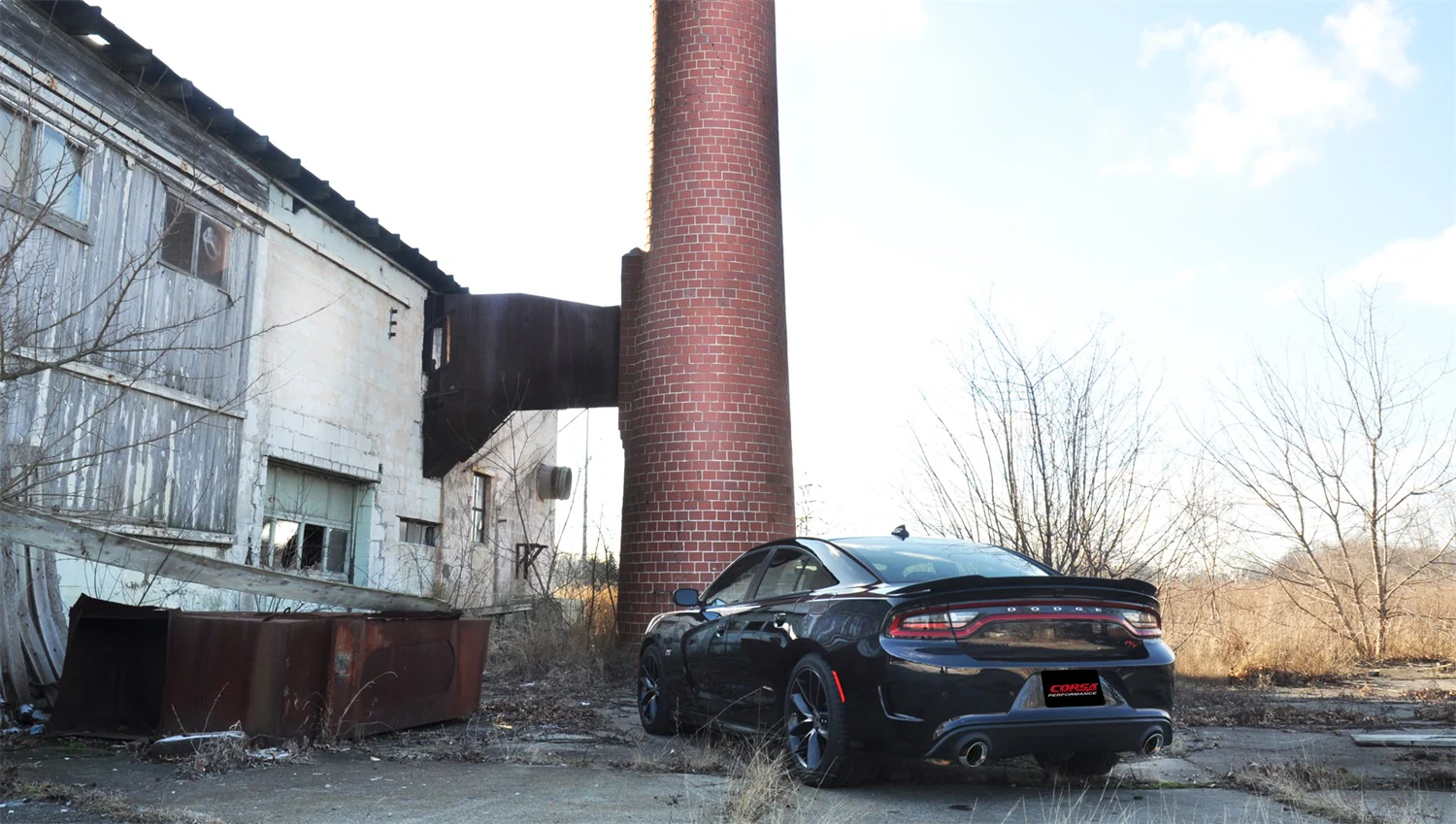 2.75in Cat-Back Dual Rear Exit with 4.5in.Tips <br> 2015-2020 Dodge Charger - Image 2