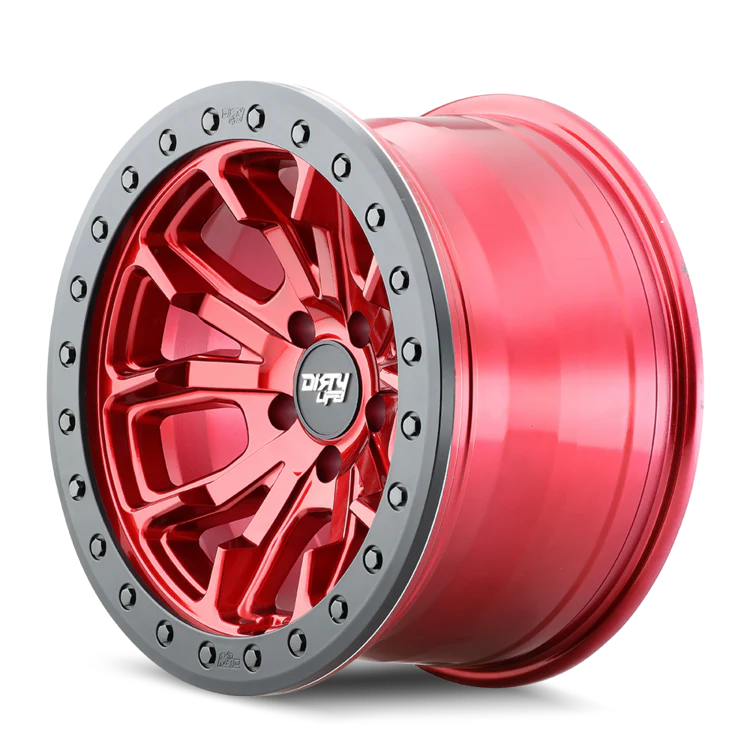 Dt-1 9303 17x9 in Crimson Candy Red Wheel <br> 5x127 Bolt Pattern / -12mm Offset / 78.1mm Hub - Image 2
