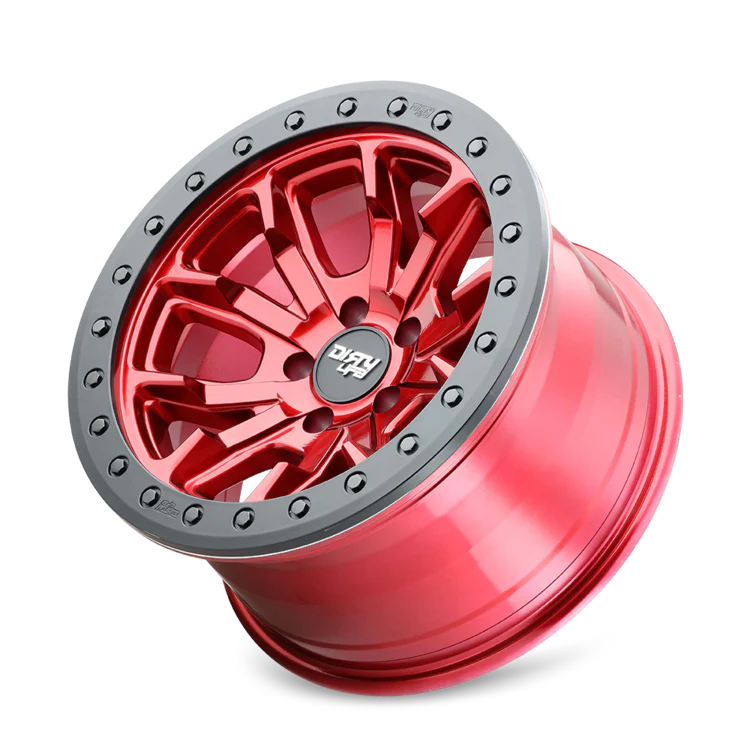 Dt-1 9303 17x9 in Crimson Candy Red Wheel <br> 5x127 Bolt Pattern / -12mm Offset / 78.1mm Hub - Image 3