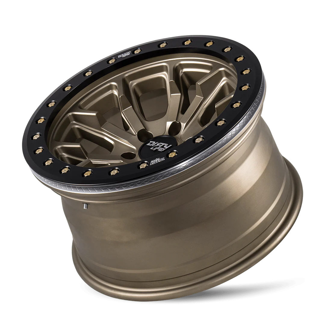 Dt-1 9303 17x9 in Satin Bronze Wheel <br> 6x139.7 Bolt Pattern / -12mm Offset / 106mm Hub - Image 2