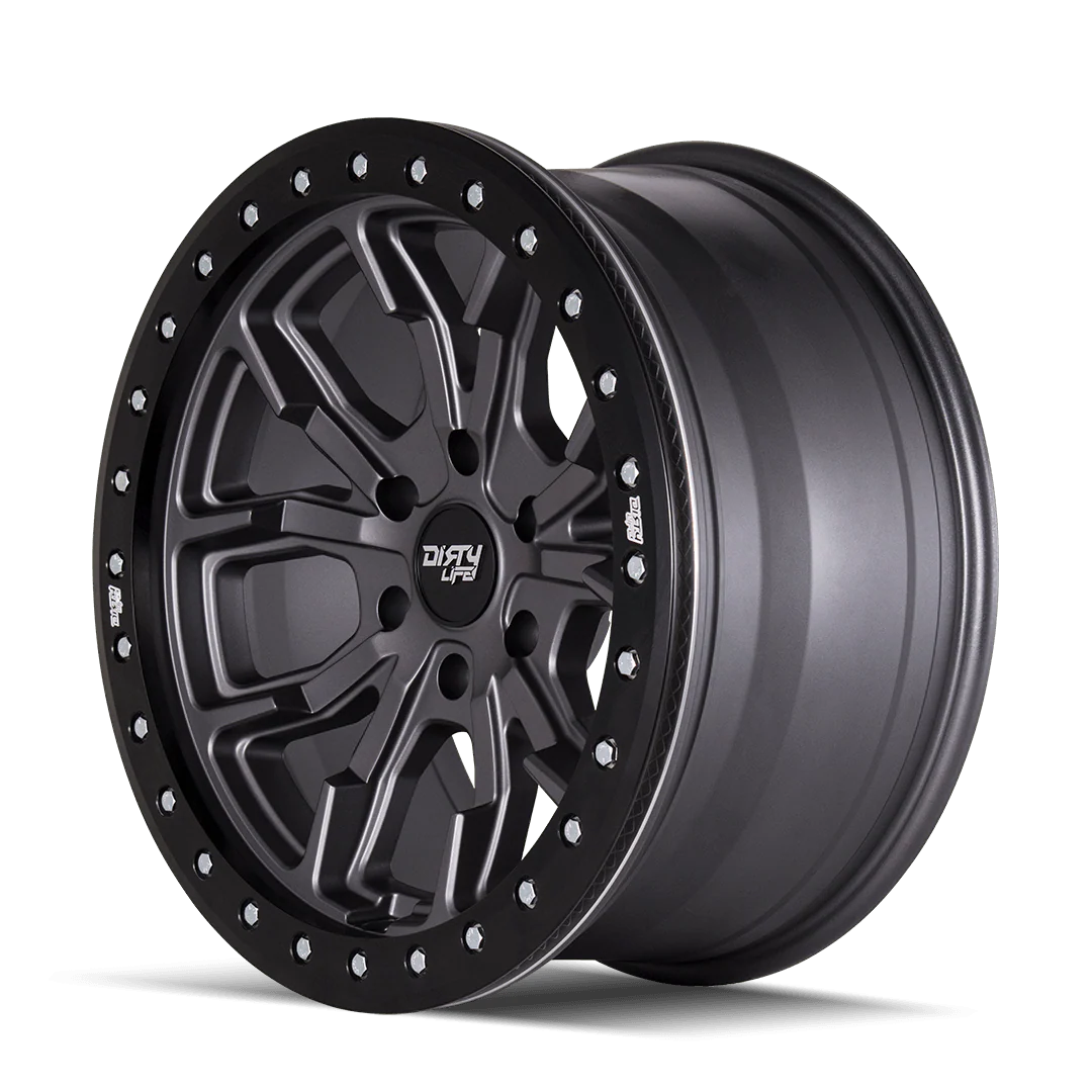 Dt-1 9303 17x9 in Satin Gunmetal Wheel <br> 5x114.3 Bolt Pattern / -12mm Offset / 72.6mm Hub - Image 2