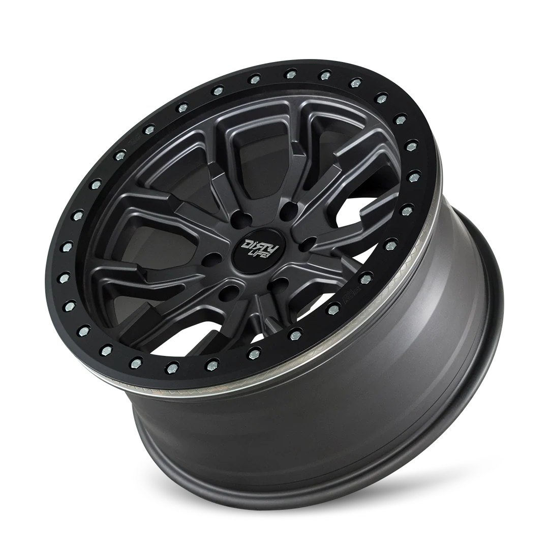 Dt-1 9303 17x9 in Satin Gunmetal Wheel <br> 5x114.3 Bolt Pattern / -12mm Offset / 72.6mm Hub - Image 3