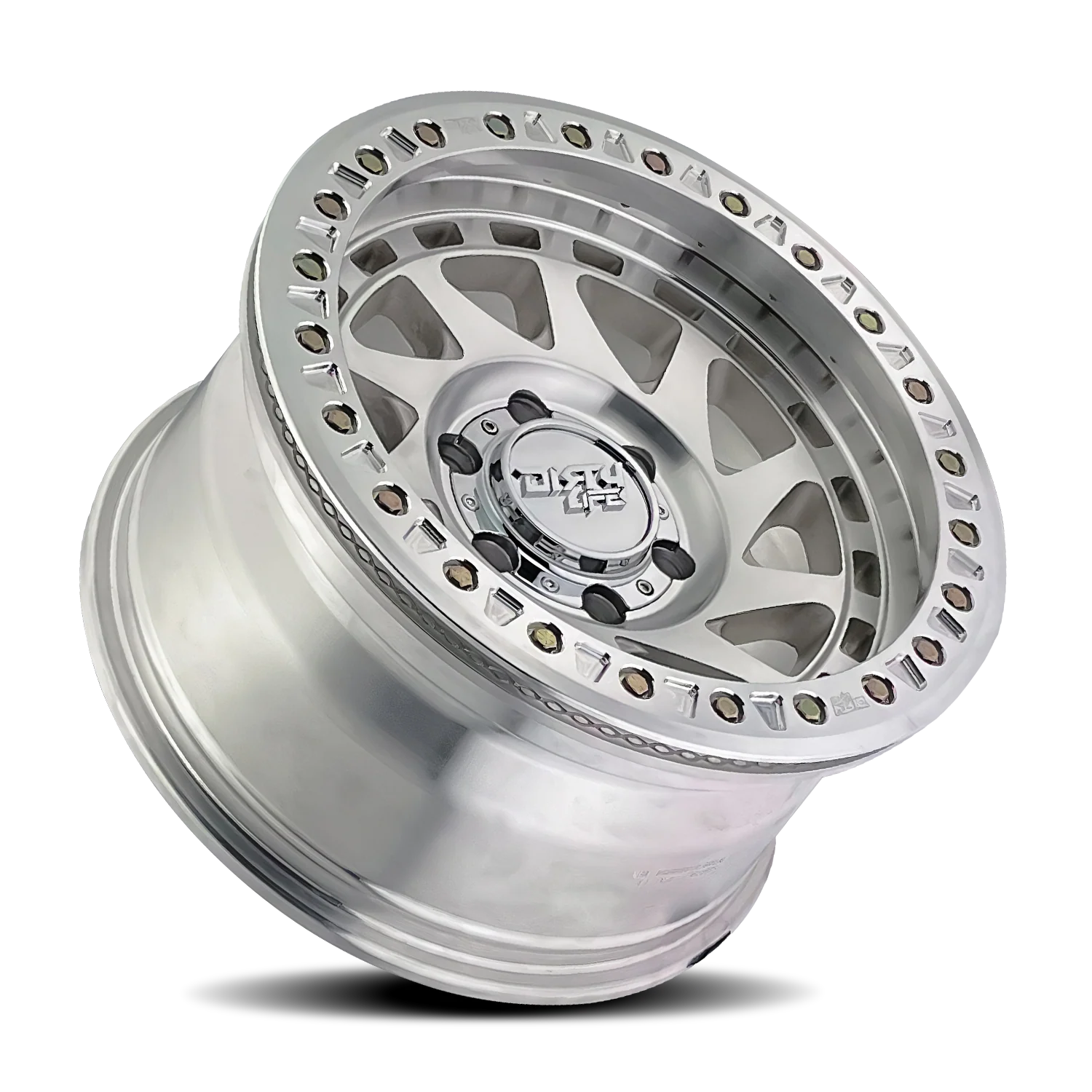 Enigma Race 9313 17x9 in Machined Wheel <br> 8x165.1 Bolt Pattern / -12mm Offset / 130.8mm Hub - Image 2