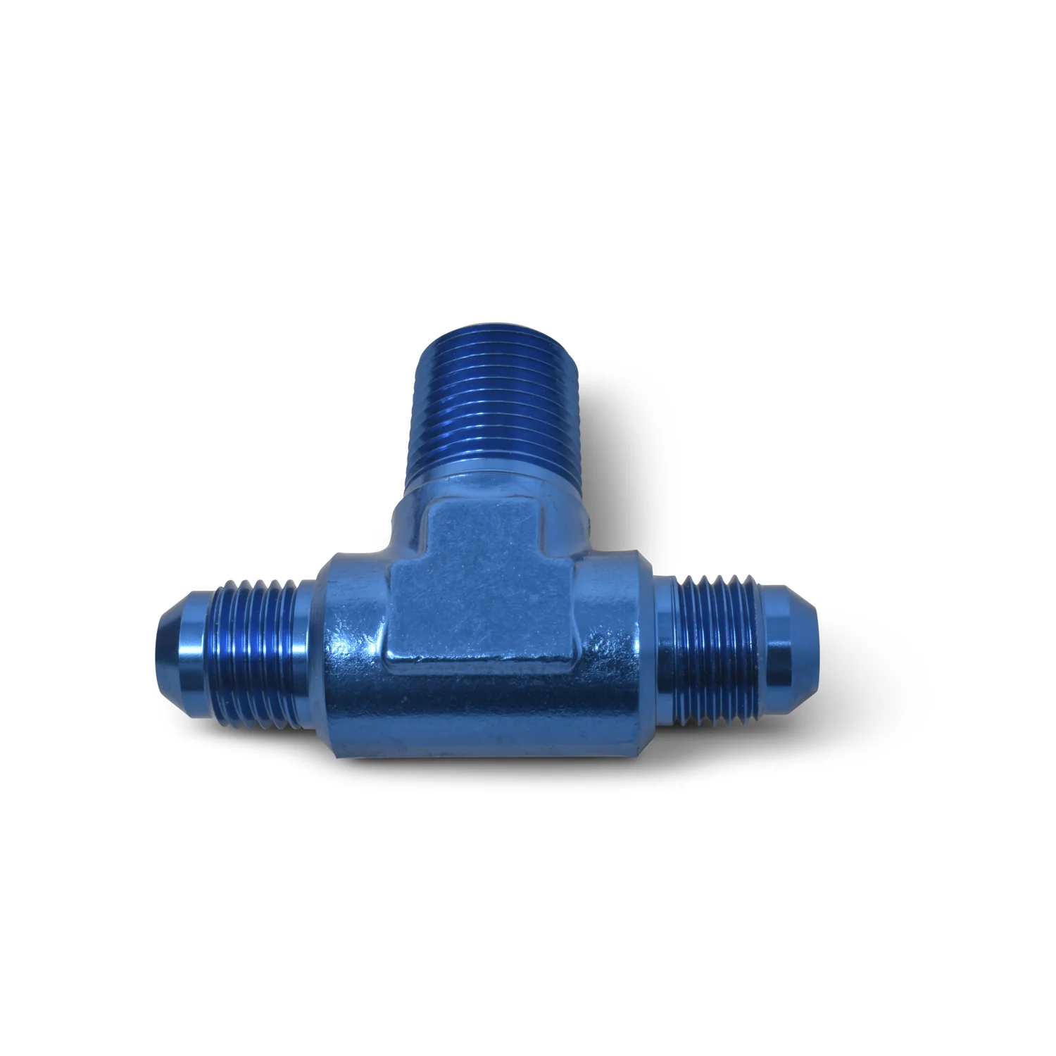 -10AN x 1/2 in NPT T Tee Adapter Fitting <br> Fitting Size: -10 AN x 1/2 in NPT - Image 4