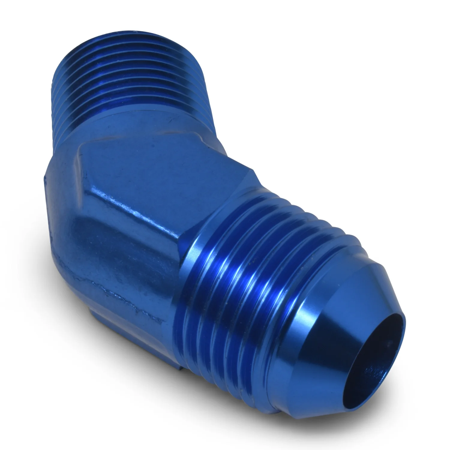 -4AN to 1/4in NPT 45 Degree Adapter <br> Fitting Size: -4 AN to 1/4in NPT - Image 3