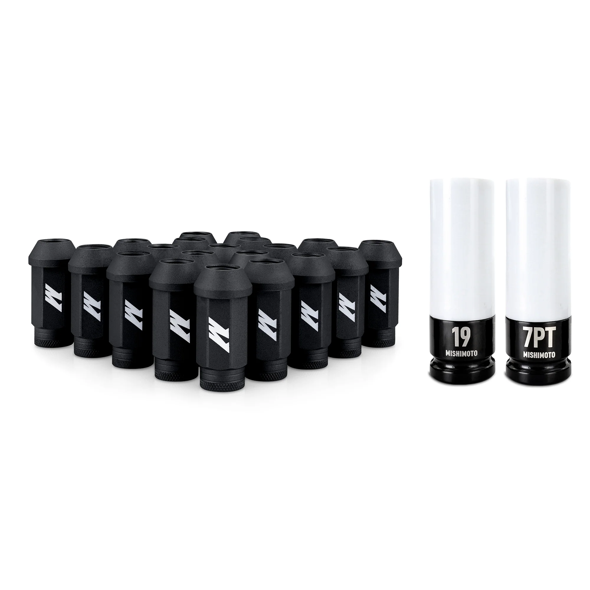 20pc Set Steel Locking Lug Nuts <br> 95-25 Ford/Chevy/GMC/Dodge/Jeep/Lexus/Cadilla