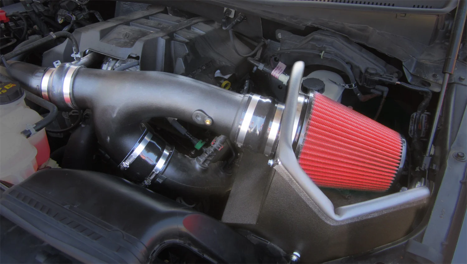 Metal Shield Cold Air Intake with Dry Filter <br> 2015-2018,2020 Ford F-150 - Image 2