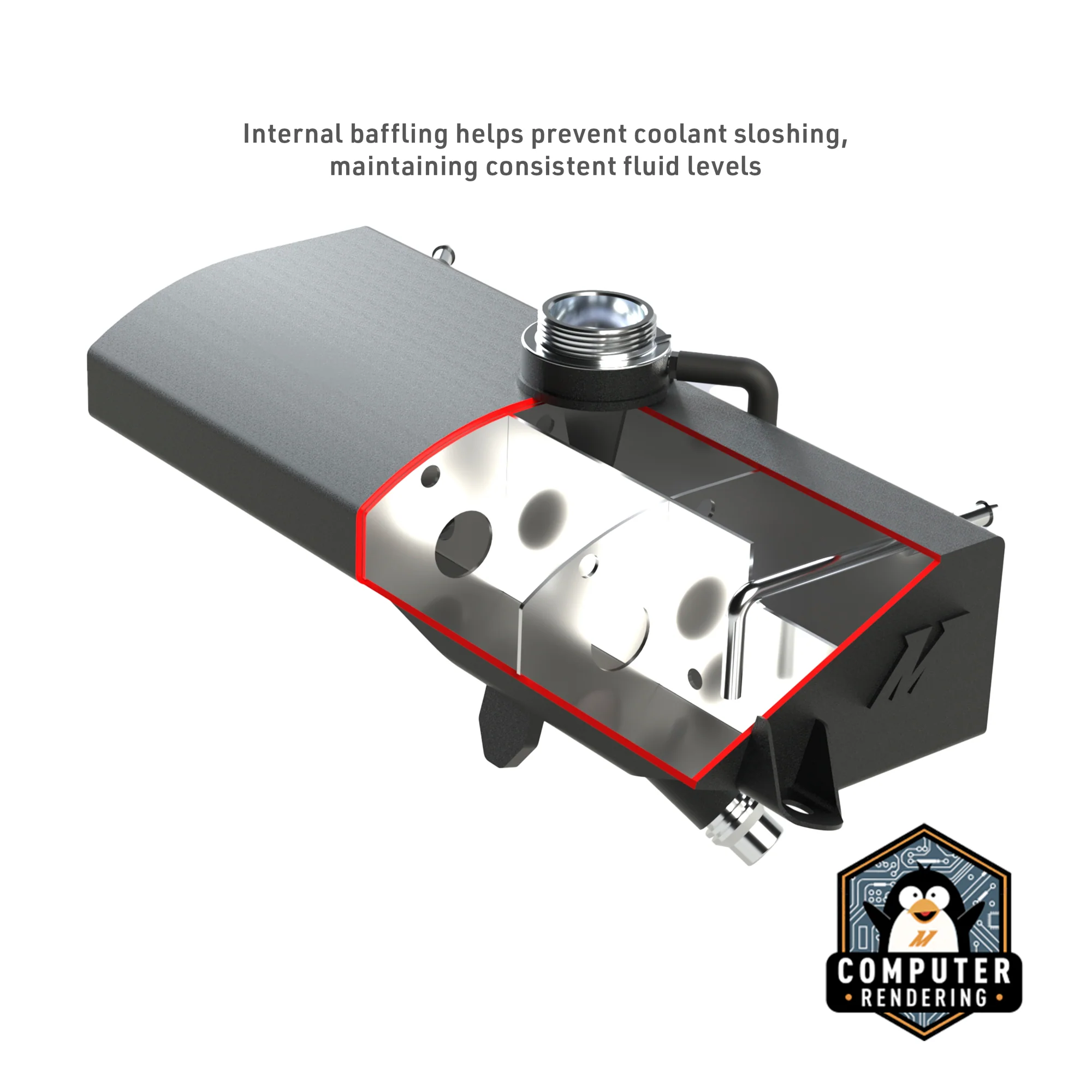 Aluminum Expansion Tank <br> 15-20 Ford F-150 Expedition Lincoln Navigator - Image 6