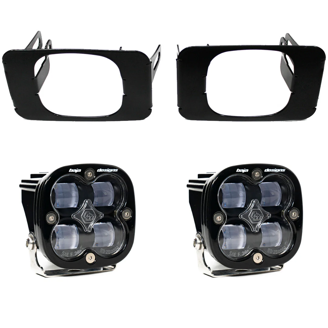 Squadron SAE Fog Pocket Light Kit <br> 15-22 Ford F-150 F-250 F-350 Super Duty