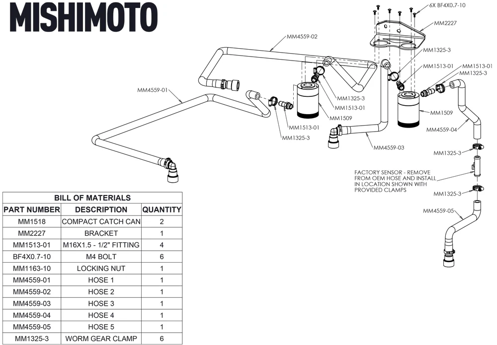 Baffled Oil Catch Can Kit <br> 18-20 Ford F-150 - Image 6
