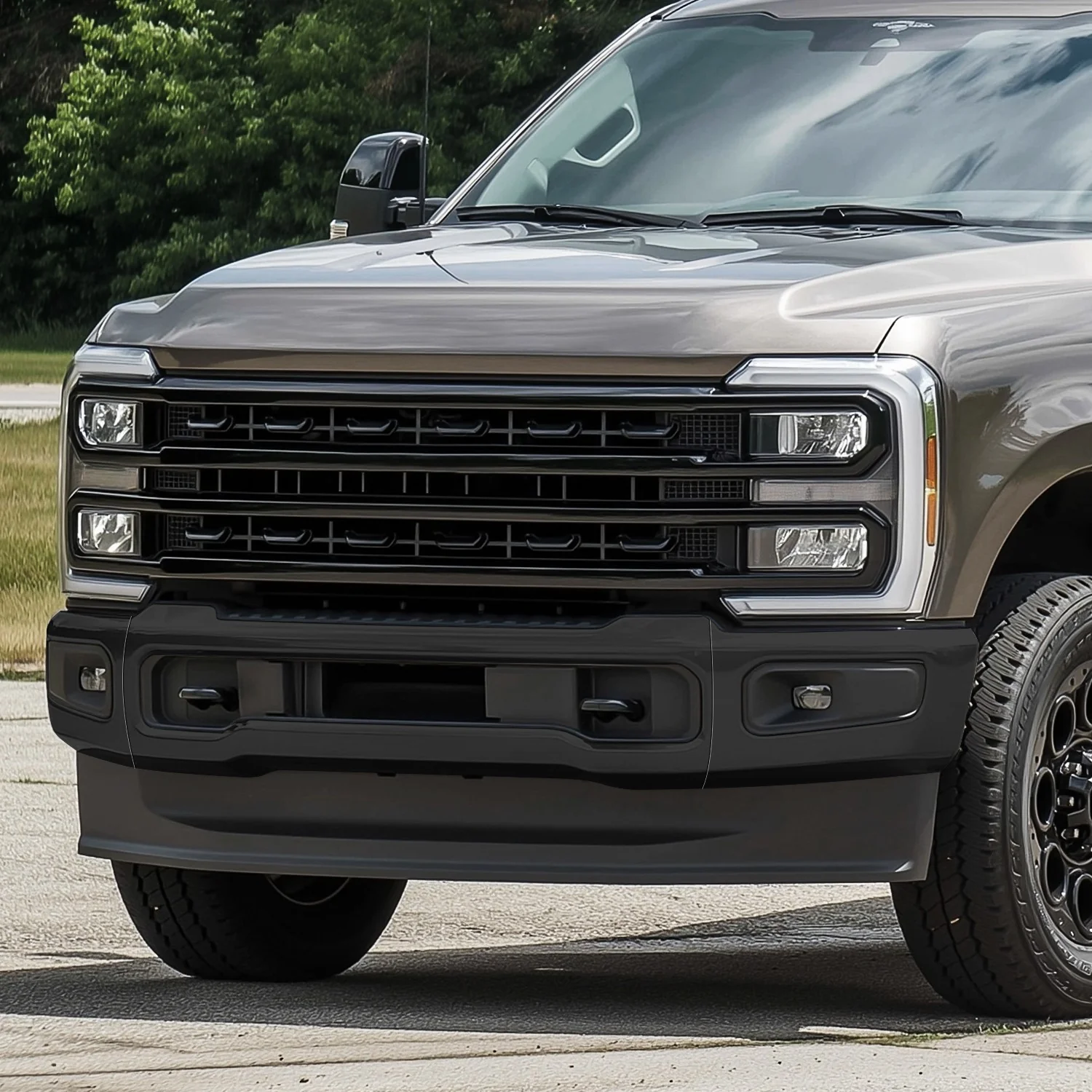 Modular Style Front Bumper W/ Fog Lamp Cutouts<br>23-26 Ford F-250 F-350 Super Duty - Image 6