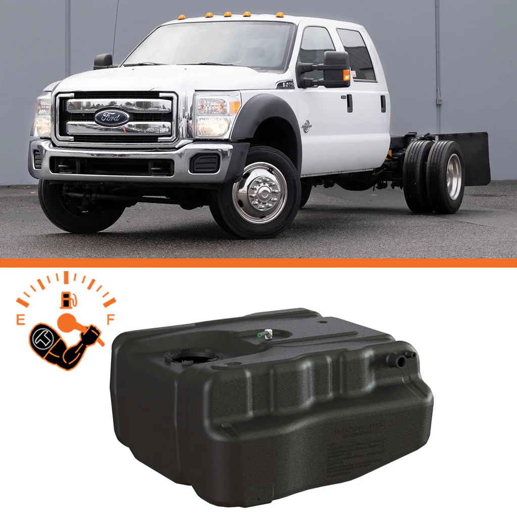 After-Axle Utility Tank <br>11-19 Ford F-350 F-450 F-550 Super Duty