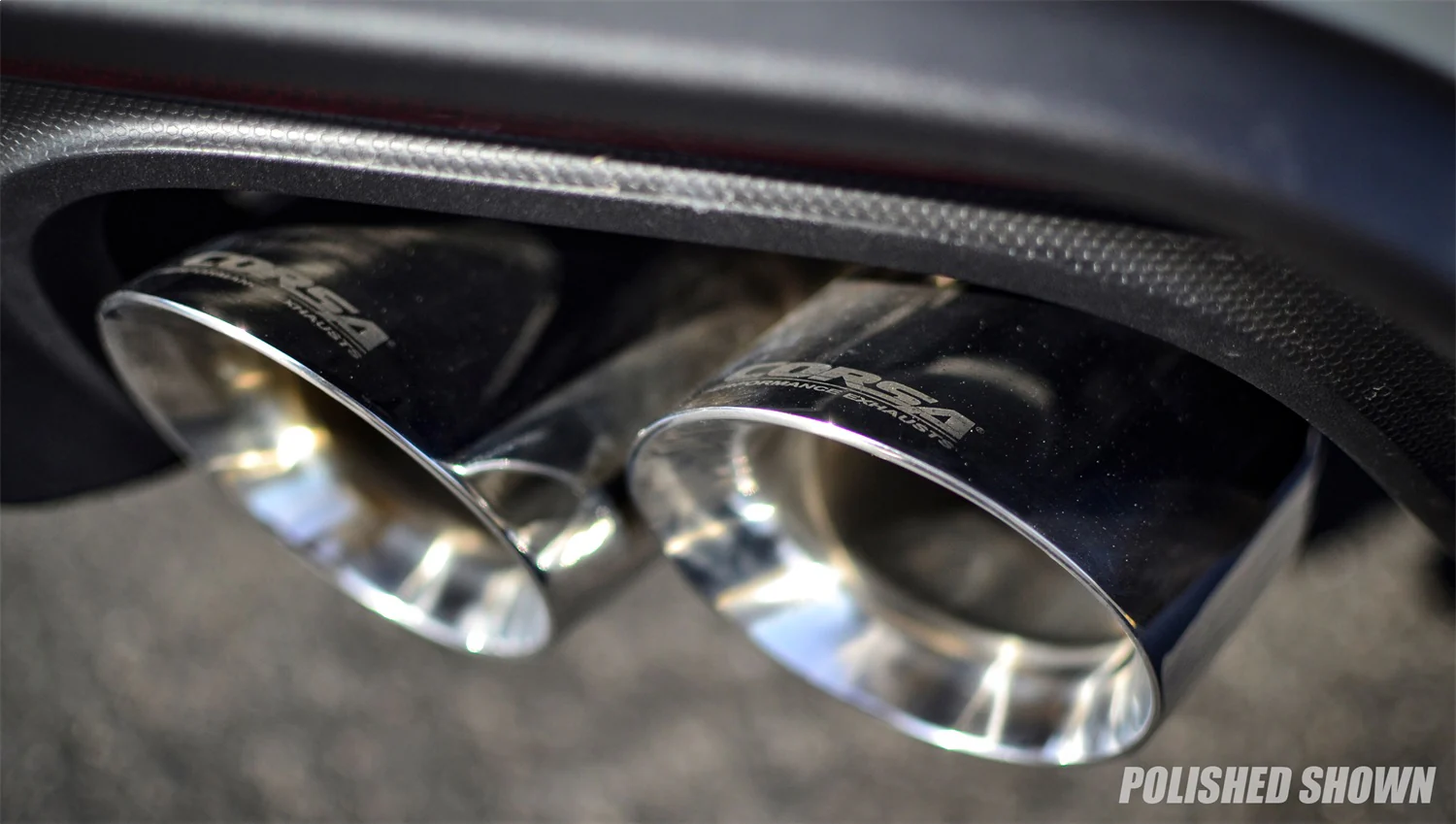 2.5in Axle-Back Dual Rear Exit with Turn Downs <br> 2018-2023 Ford Mustang - Image 2