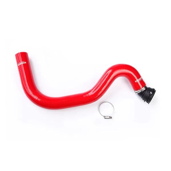 Silicone Radiator Upper Hose, Red <br> 15-23 Ford Mustang - Image 2