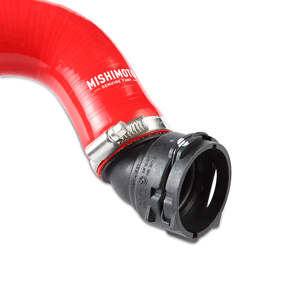 Silicone Radiator Upper Hose, Red <br> 15-23 Ford Mustang - Image 4