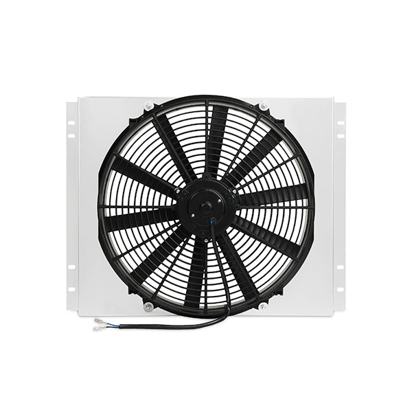 Performance Aluminum Fan Shroud w/Fan Controller <br> 67-70 Ford Mustang, Mercury Cougar