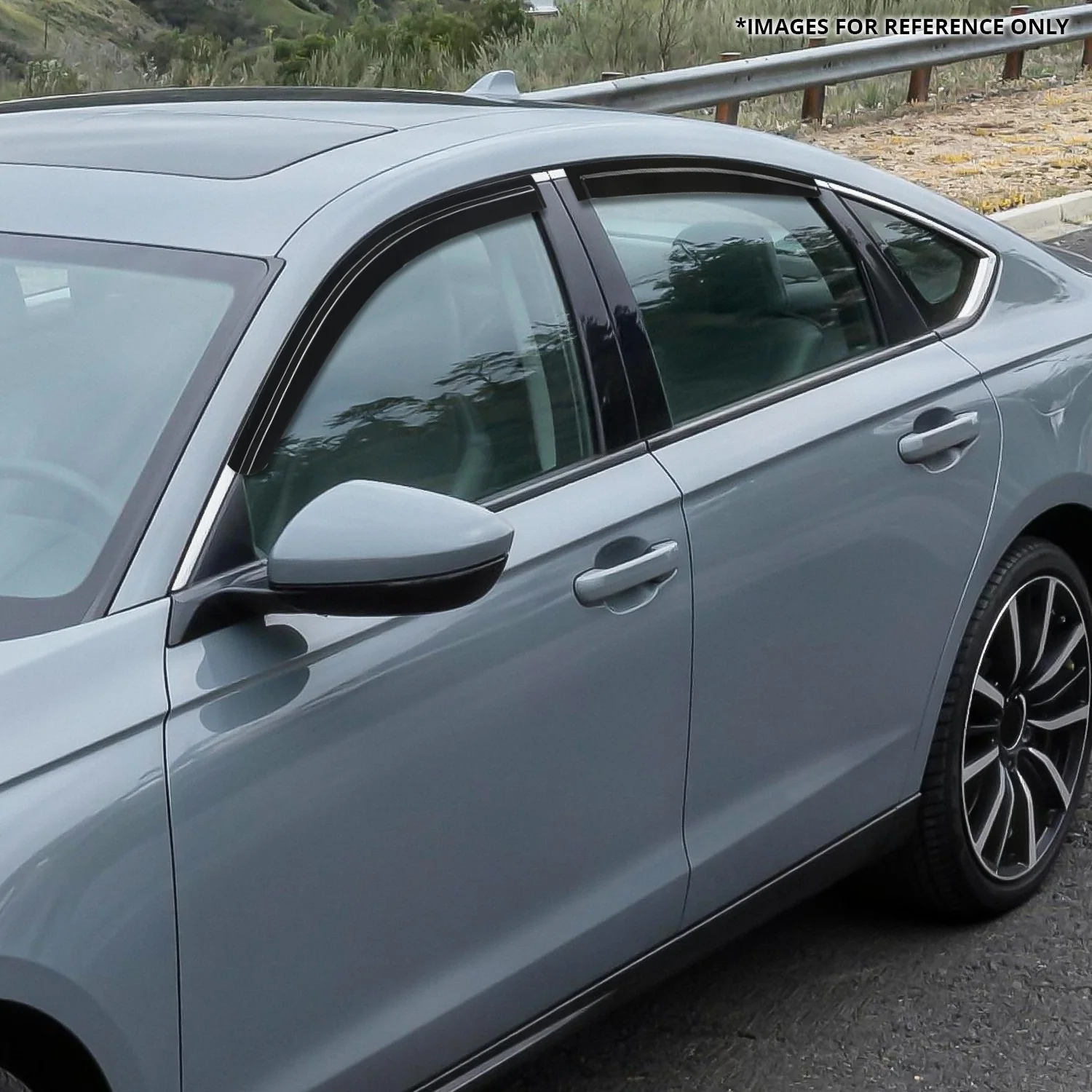 4Pcs Carben Fiber Style Window Visors<br>23-26 Honda Accord - Image 6