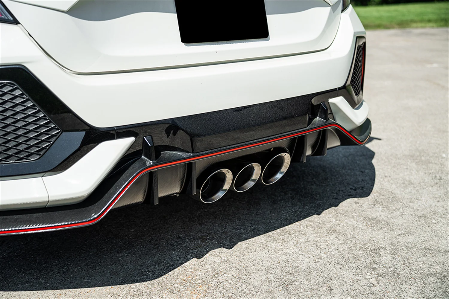 3in Cat Back Exhaust W/ 4.5in Tip <br> 2017-2021 Honda Civic - Image 3