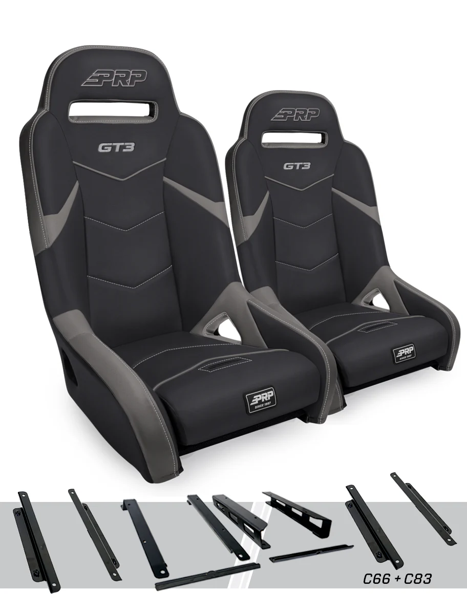 GT3 Suspension Seats Kit <br> 19-24 Honda SXS10S2R SXS10S2RD Talon 1000R