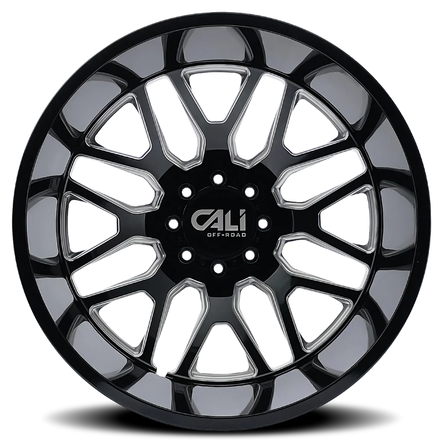 Invader 9115D Dually Gloss Black Wheel <br> 24x8.25 / 8x165.1 BP / -232mm OS / 121.3mm Hub - Image 3