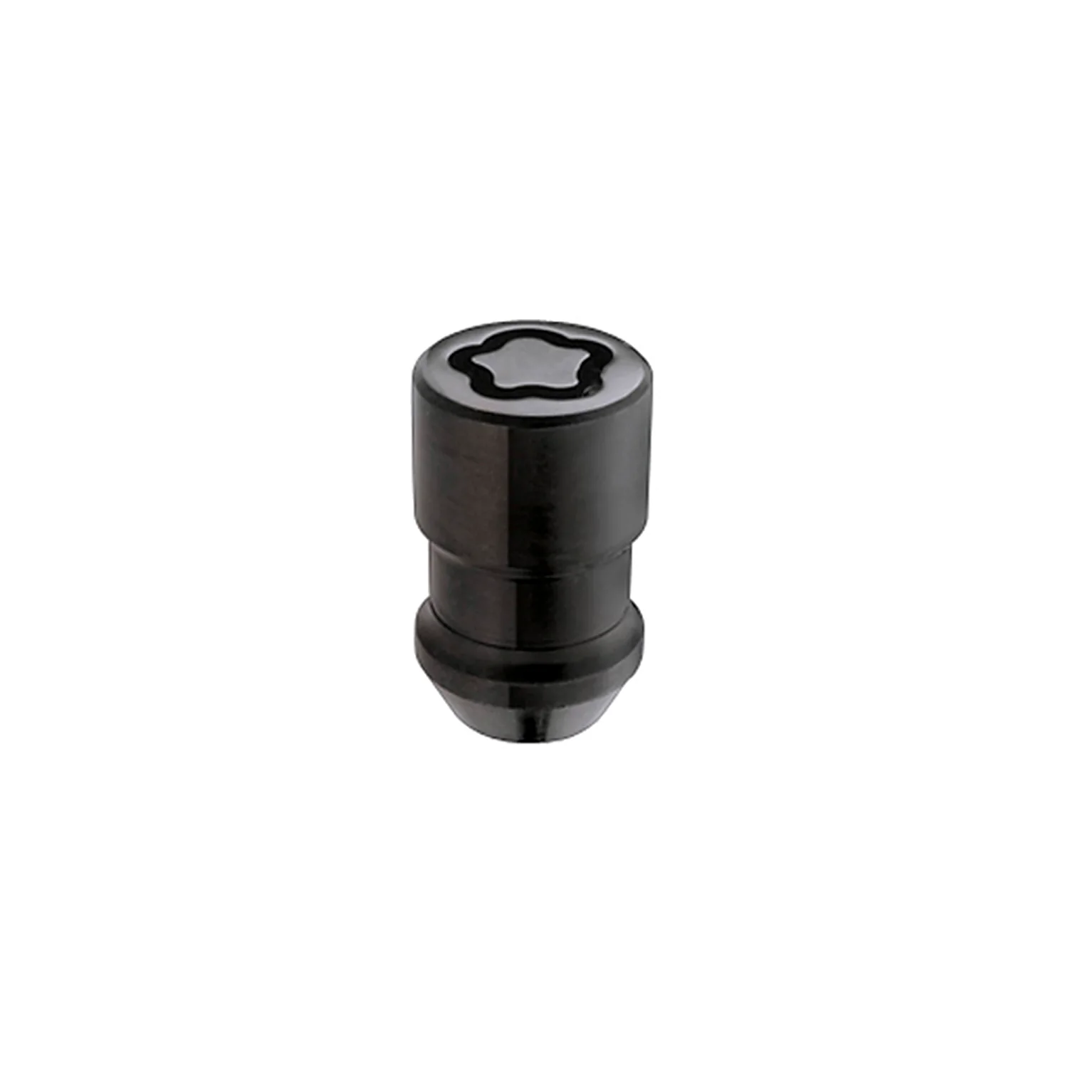 4-Pack Cone Seat Exposed Wheel Locks <br> M12 x 1.5 Thread, 19 & 21mm Dual Hex x 1.46in L - Image 2