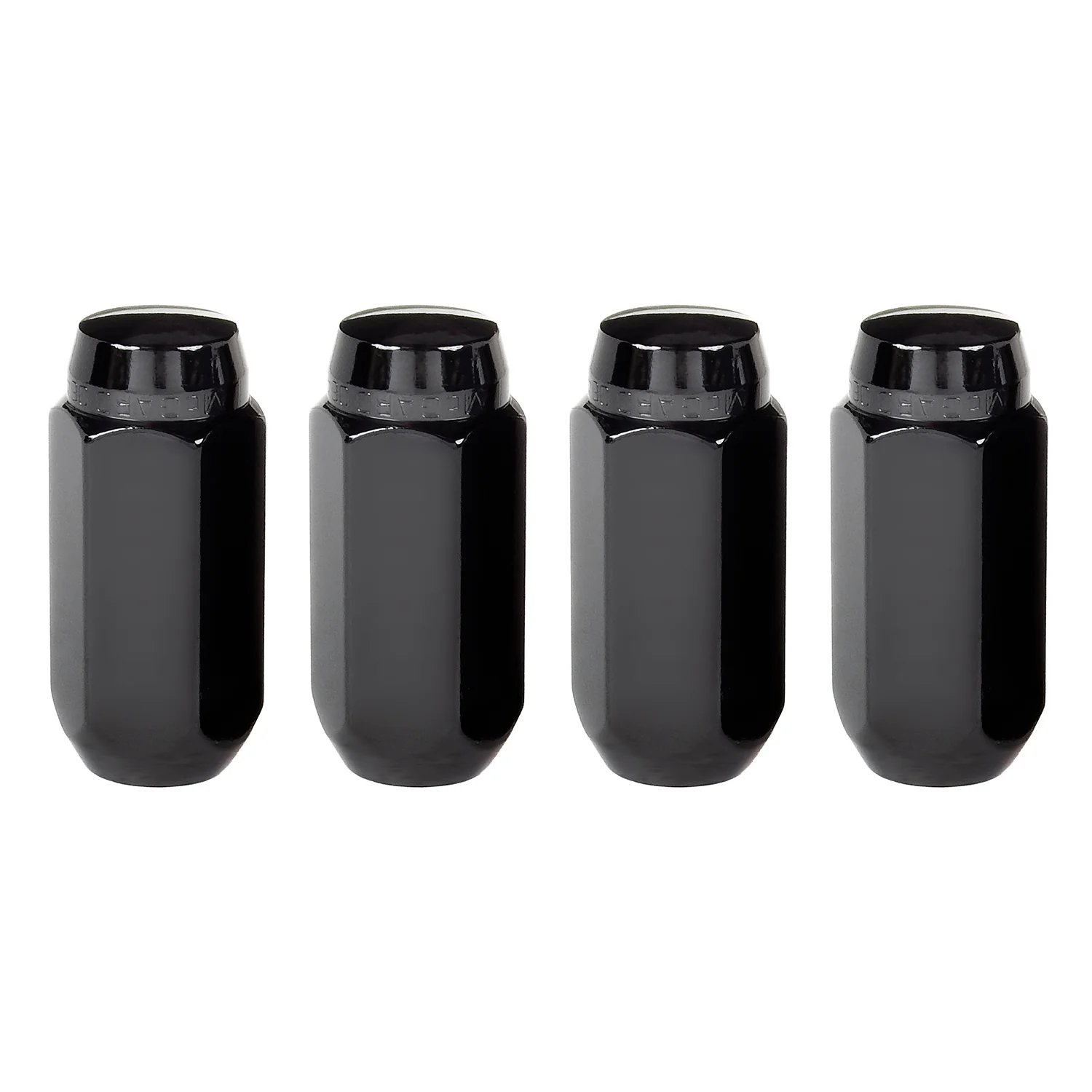 4-Pack Cone Seat Style Hex Lug Nuts <br> M14 x 1.5 Thread, 13/16in Hex x 1.945in L