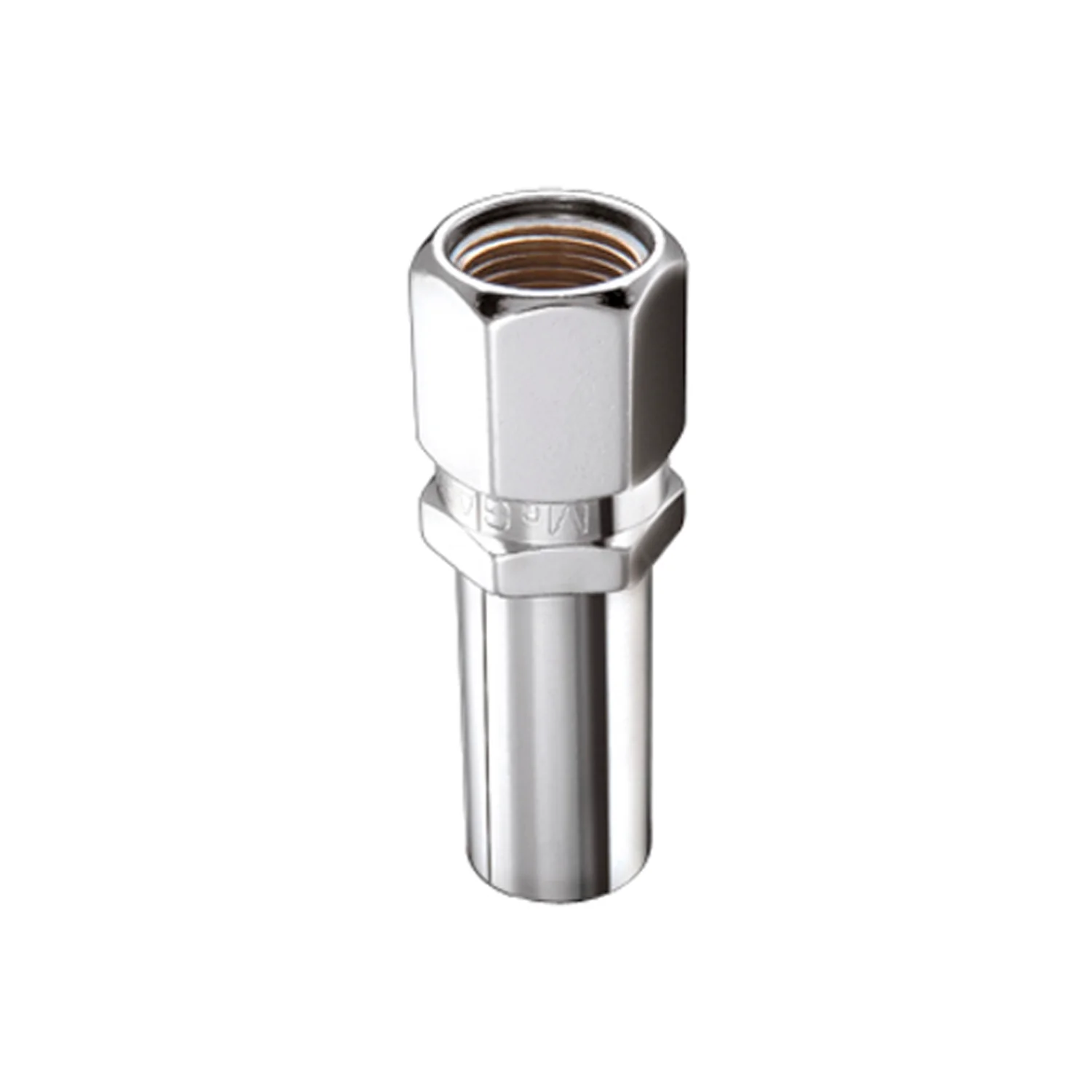 Drag Racing X-Long Shank Hex Lug Nuts <br> 1/2-20 Thread, 13/16in Hex x 2.475in L