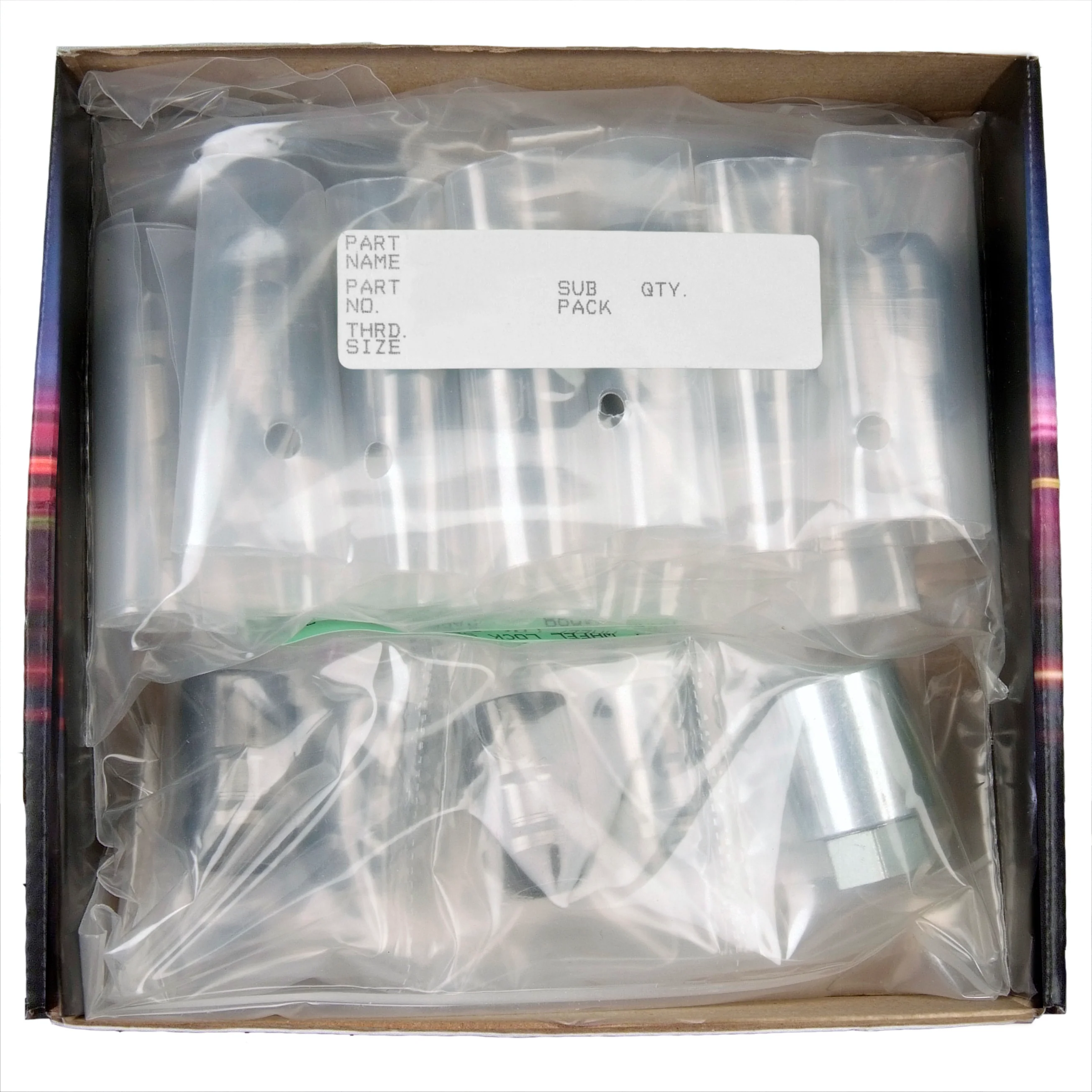 Cone Seat Exposed Style Wheel Installation Kit <br> M12 x 1.5 Thread, 3/4in Hex x 1.45in L - Image 2