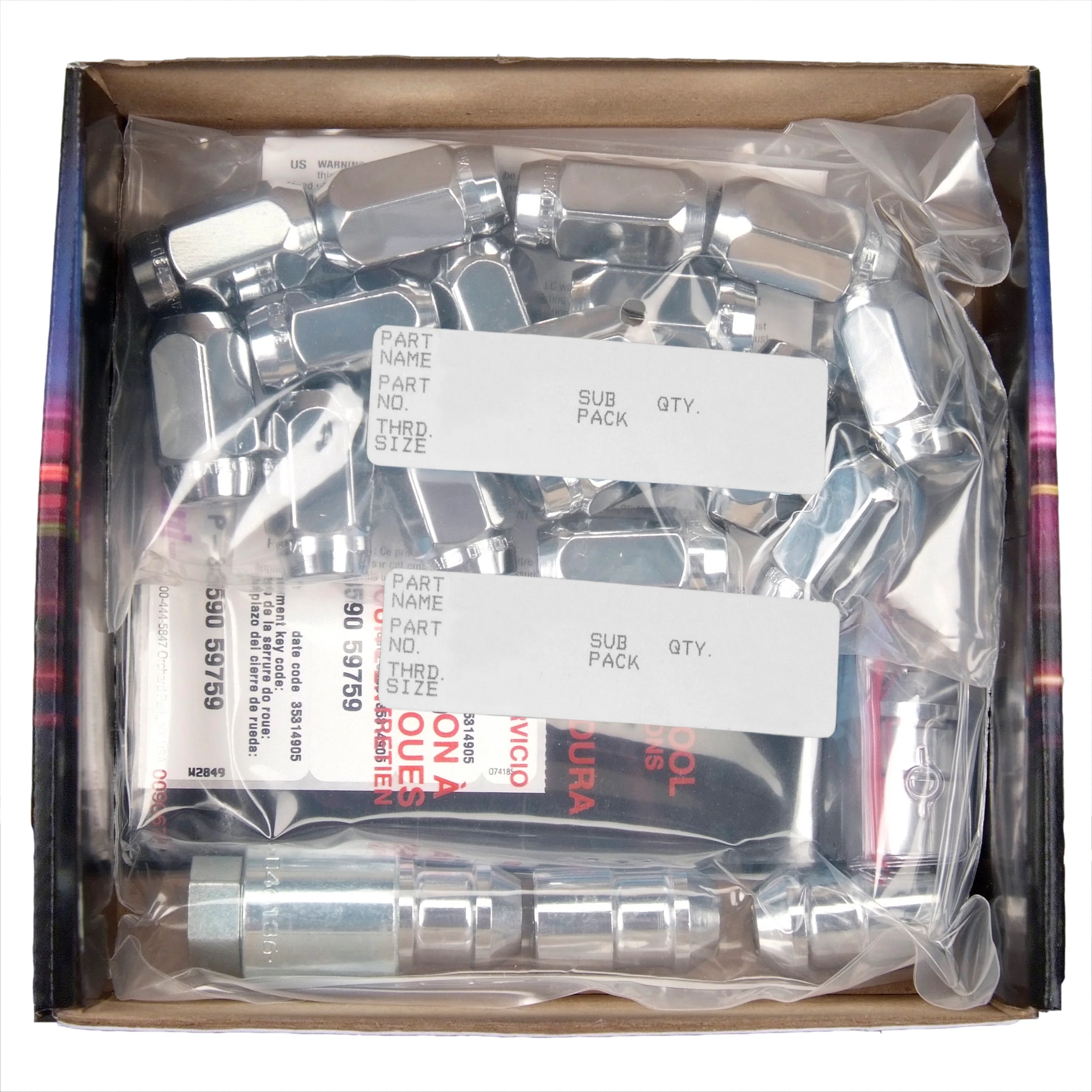 Cone Seat Exposed Style Wheel Installation Kit <br> 1/2-20 Thread, 13/16in Hex x 1.50in L - Image 2