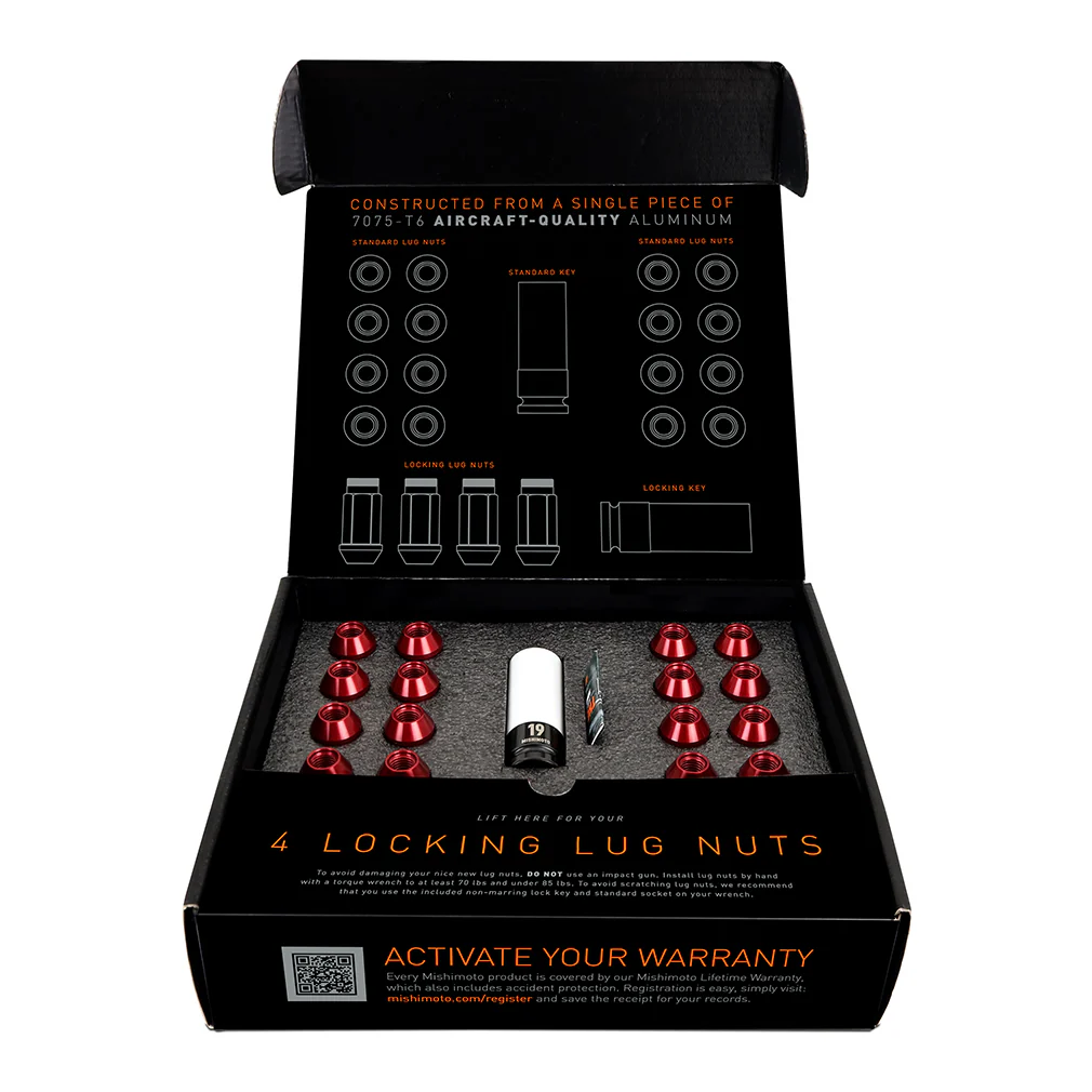 20pc Set Aluminum Locking Lug Nuts <br> Thread Size: M12x1.25 - Image 3