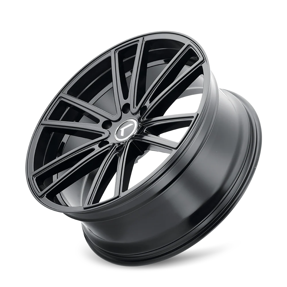Lusso KR190 18x8in Gloss Black Wheel <br> 5x112 Bolt Pattern / 40mm Offset / 66.56mm Hub - Image 3