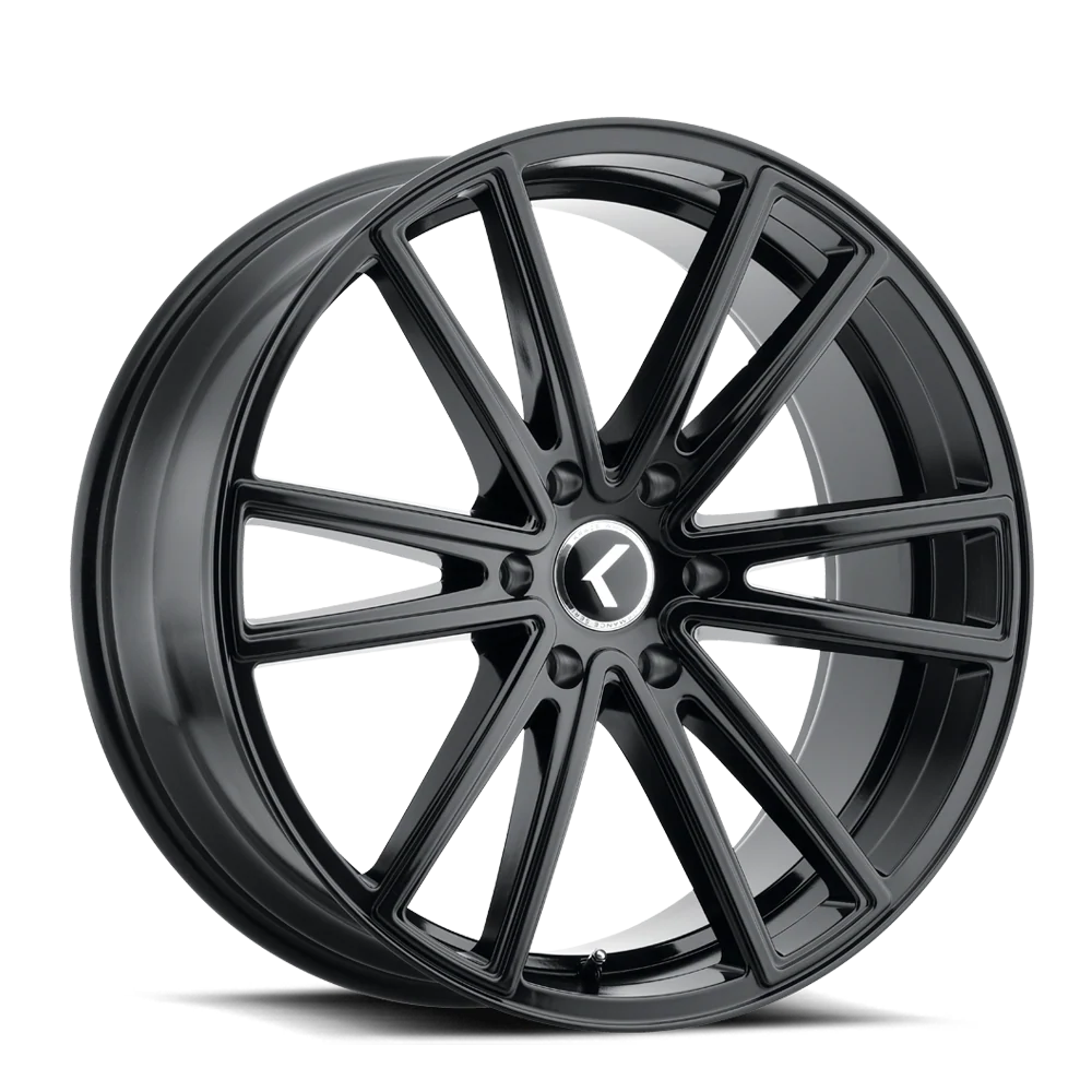 Lusso KR190 22x8.5in Gloss Black Wheel <br> 5x120 Bolt Pattern / 38mm Offset / 74.1mm Hub