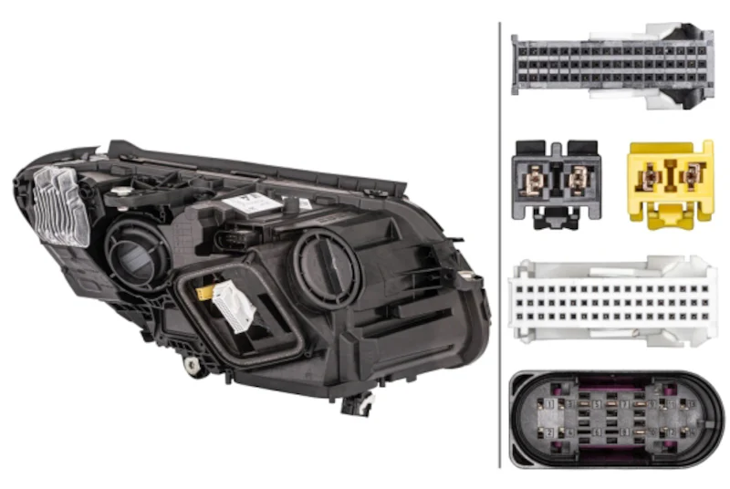 Headlamp Lh W/O Led Dyn <br>19 Mercedes-Benz C Class - Image 2