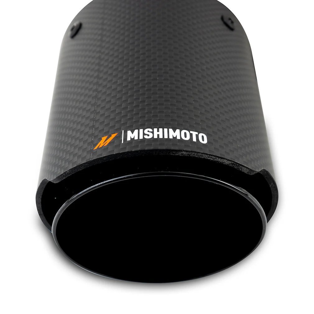 3in Carbon Fiber & Stainless Steel Exhaust Tip <br> Universal Fit - Image 3
