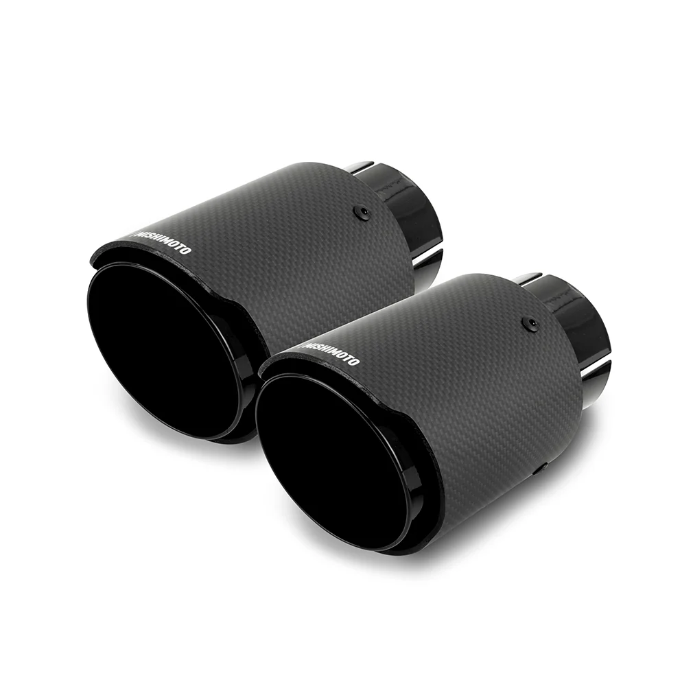 2.5in Carbon Fiber & Stainless Steel Exhaust Tip <br> Universal Fit