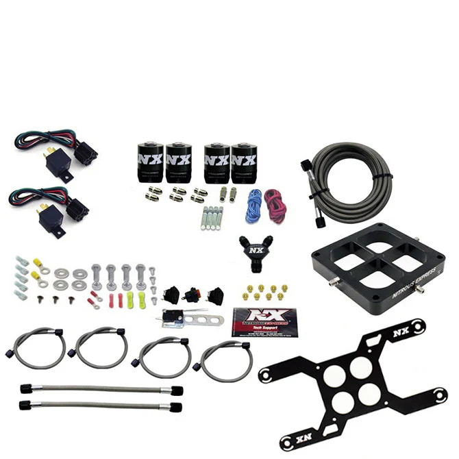 Dry Quad Stage Billet Crossbar Plate System <br> 100-2000hp 4500 Flange