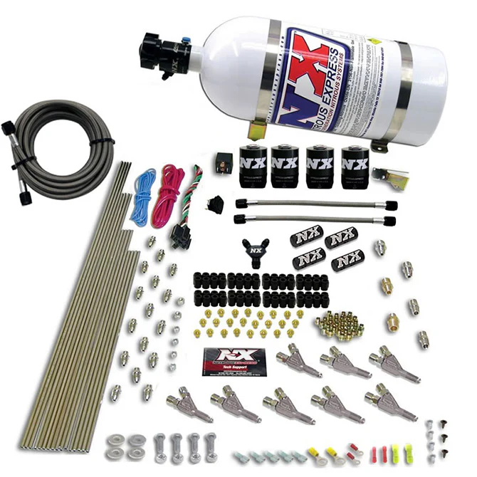 Dominator Single Entry Crossbar Nitrous Kit <br> 100¨C500HP w/ Comp Bottle