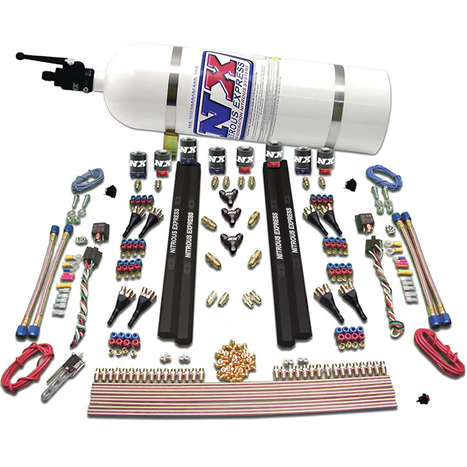 SX2 Dual Stage/Alcohol 8 Solenoid Nitrous Kit <br> 200-1200HP Rated