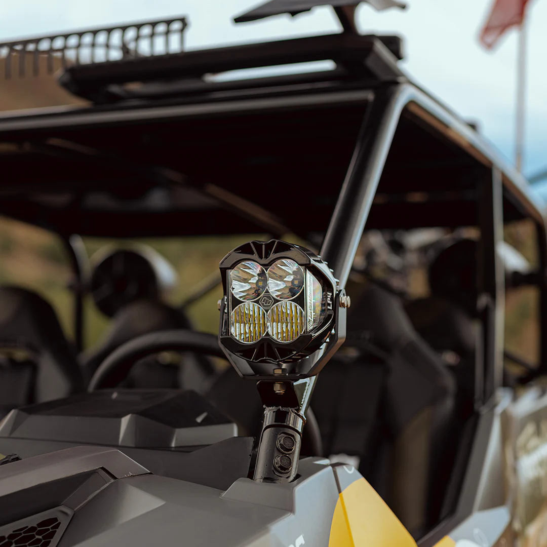 LP4 Pro LED Auxiliary Light Pod <br> Length 5.1in X Depth 3.2in X Height 5.1in - Image 2