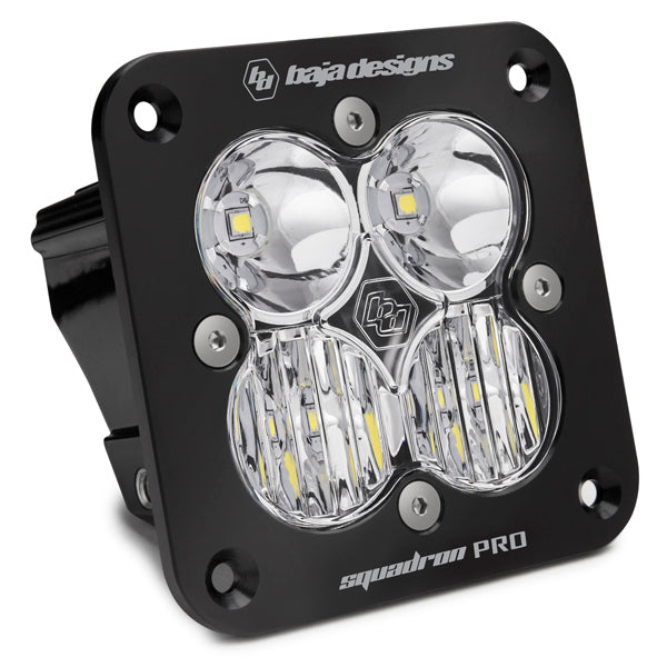 Squadron Pro Driving/Combo LED Light Pod - Clear <br> Length 3.5in X Depth 2.77in X Height 3.5in