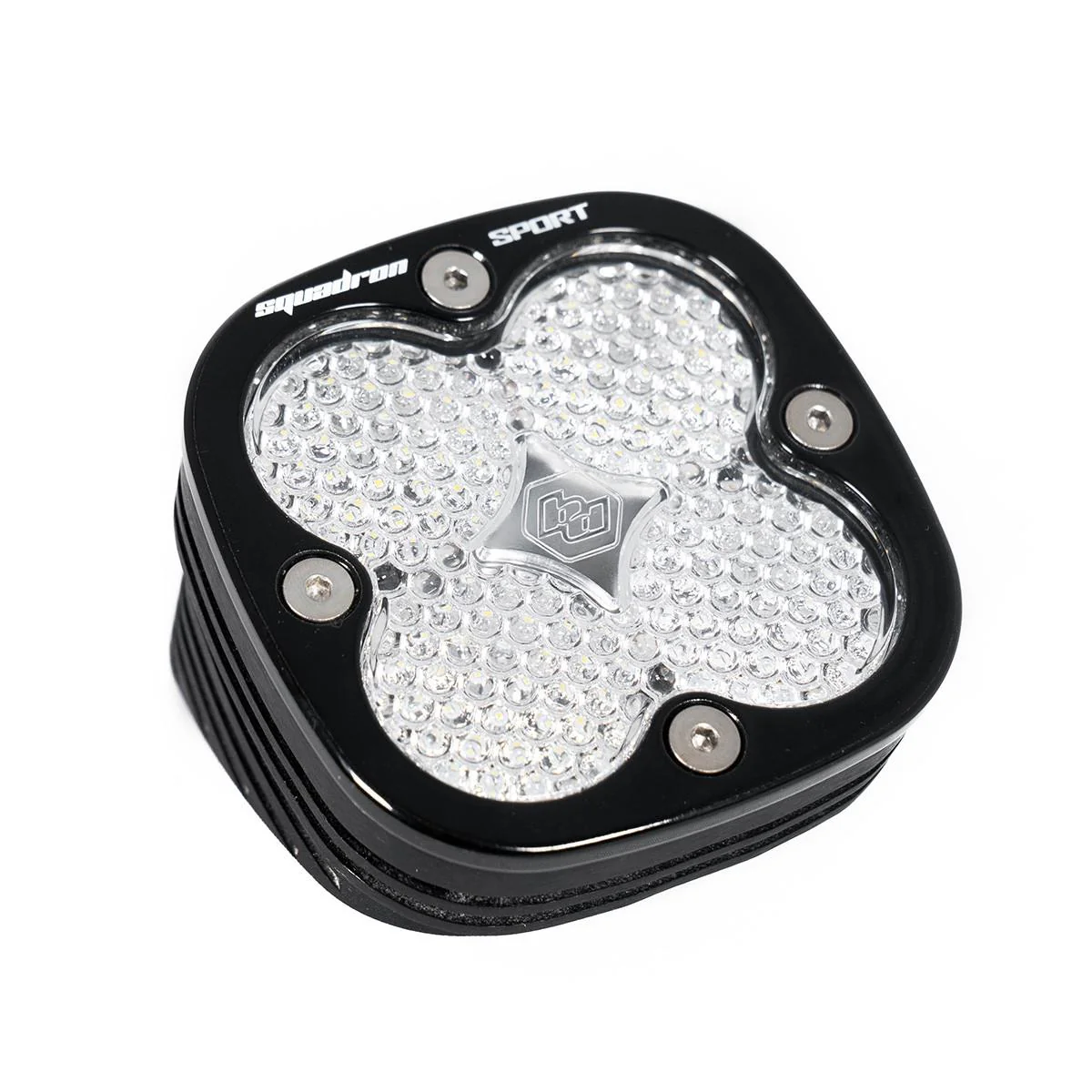 Sport Work/Scene LED Light Pod Angled Lens <br> Length 3.07in X Depth 2.77in X Height 3.07in