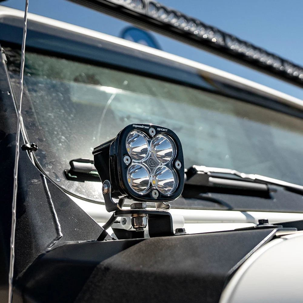 Squadron Sport Driving/Combo Pair LED Light Pods <br> Length 3.07in X Depth 2.77in X Height 3.07in - Image 2