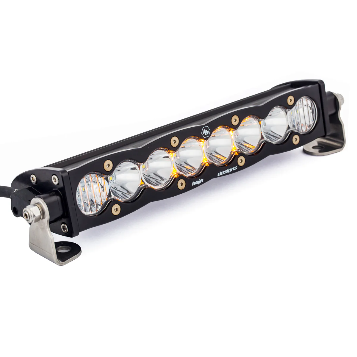 S8 Series Driving Combo Pattern 10in LED Light Bar <br> Length 10in X Depth 3in X Height 1.6in